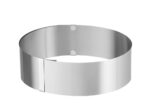 Kuchenring, verstellbar, HENDI, Silber, ⌀320x(H)70mm, Rund – Bild 2
