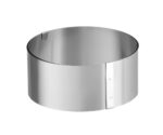 Kuchenring, verstellbar, HENDI, Silber, ⌀320x(H)70mm, Rund