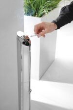 Standaschenbecher Säulenmodell, HENDI, ⌀170x(H)920mm – Bild 4
