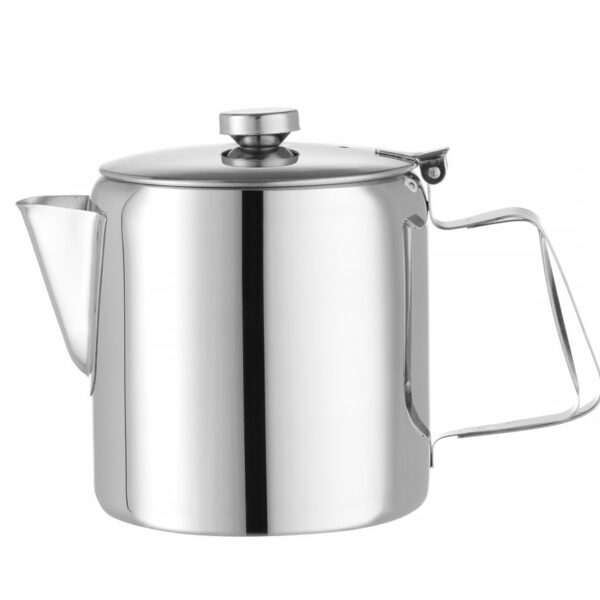 Kaffee-/Teekanne mit Klappdeckel, HENDI, 0,9L, ⌀120x(H)158mm