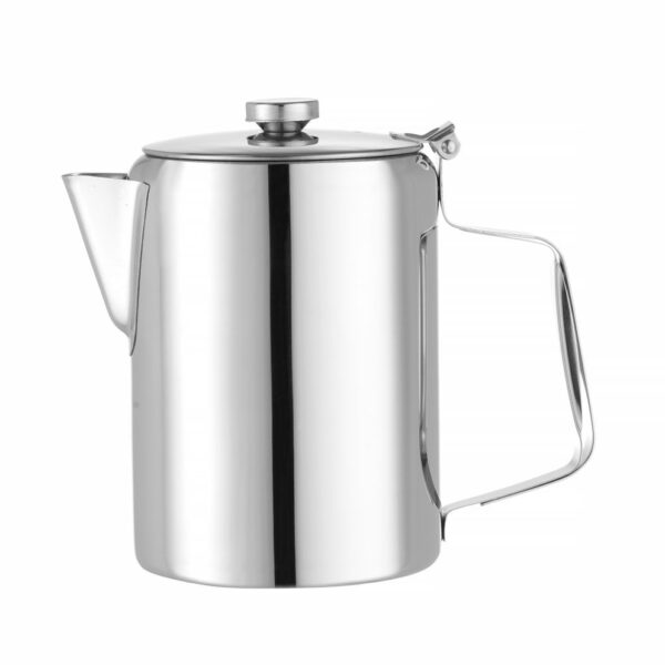 Kaffee-/Teekanne mit Klappdeckel, HENDI, 1,4L, ⌀126x(H)185mm