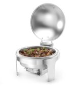 Chafing Dish rund, satiniert, HENDI, Profi Line, 6L, 465x420x(H)320mm – Bild 2