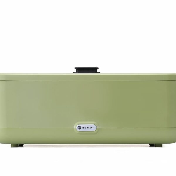 Chafing Dish UNIQ, HENDI, designed by Robert Bronwasser, GN 1/1, Grün, 230V/700W, 607x402x(H)245mm