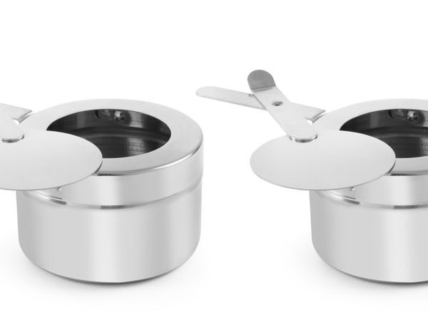 Behälter für Chafing Dish-Brennpaste - 2 Stk., HENDI, 2 Stk., ⌀90x(H)60mm