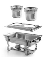 Aufsatzadapter für 2 Bain-Marie Töpfe, HENDI, Aufsatz, GN 1/1, 530x325x(H)30mm – Bild 2