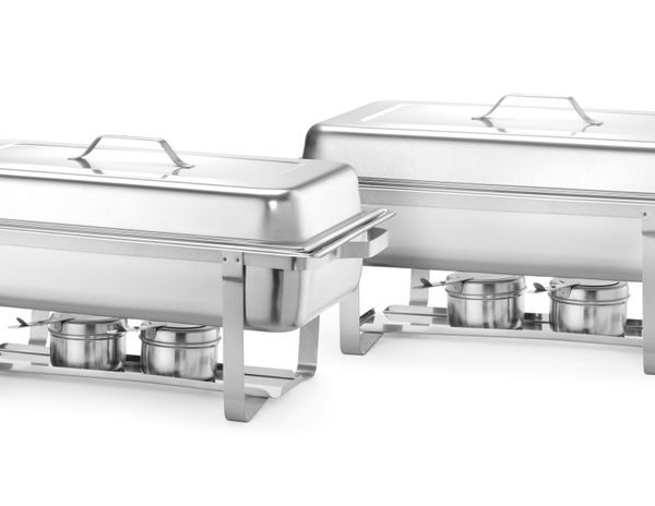 Chafing Dish Gastronorm 1/1, HENDI, Kitchen Line, 9L, 2 Stk., 600x358x(H)295mm