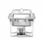 Chafing Dish Gastronorm 1/2, HENDI, Kitchen Line, 4,5L, 385x295x(H)310mm – Bild 4