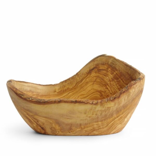 Dekorative Schale aus Olivenholz, HENDI, 300x190x(H)110mm