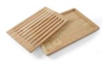 Brotschneidbrett, HENDI, Holz dunkel, 475x322mm – Bild 4