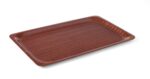 Serviertablett, rechteckig, rutschfest, laminiert, AmerBox, GN 1/1, Mahagoni, 325x530mm