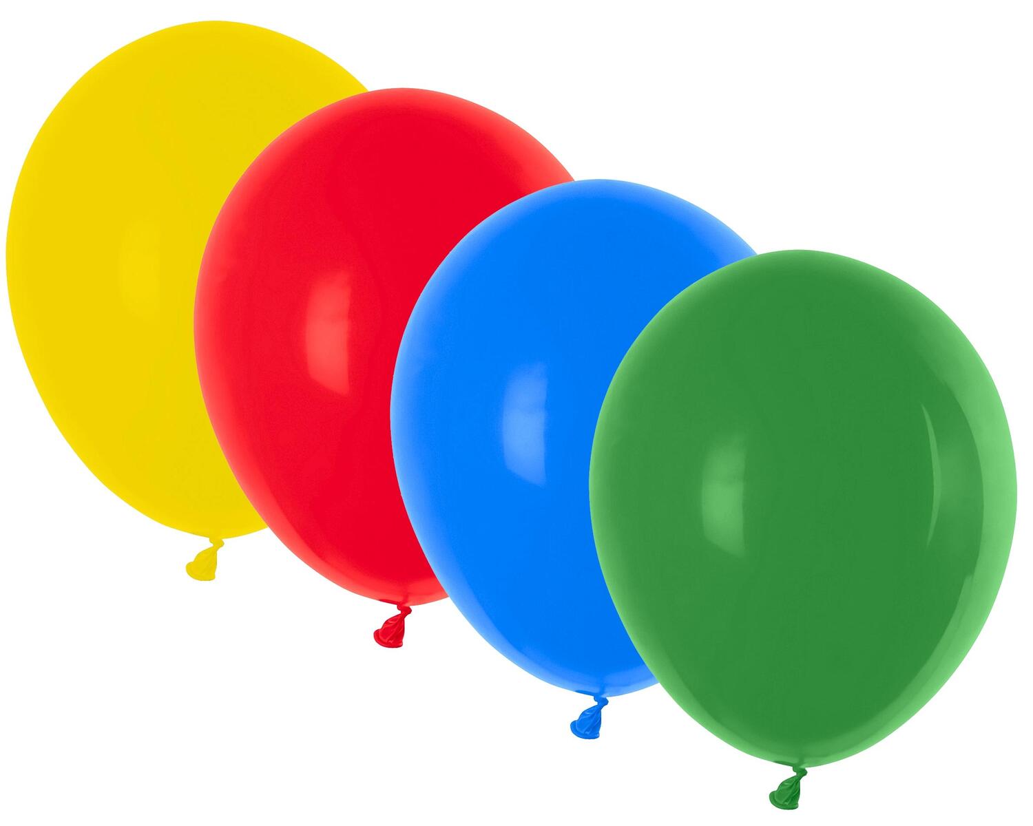 53099 Luftballons bunt gemischt O 250 mm, Größe 'M', 100 Stk. – Bild 1