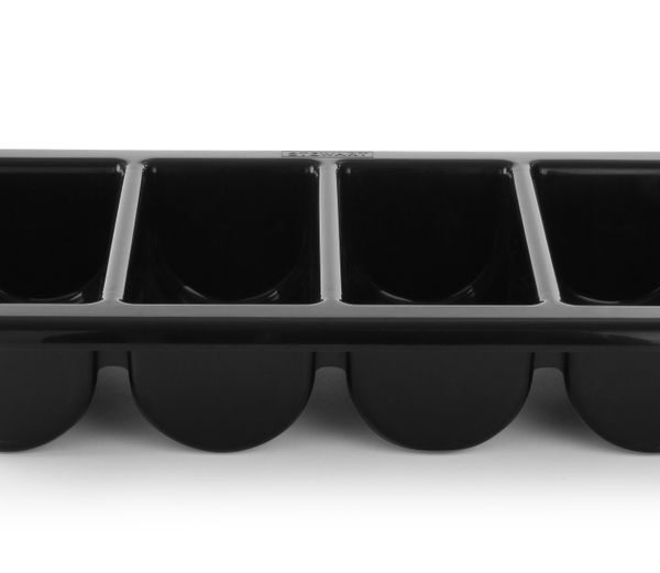Besteckbehälter, HENDI, Schwarz, 530x325x(H)100mm