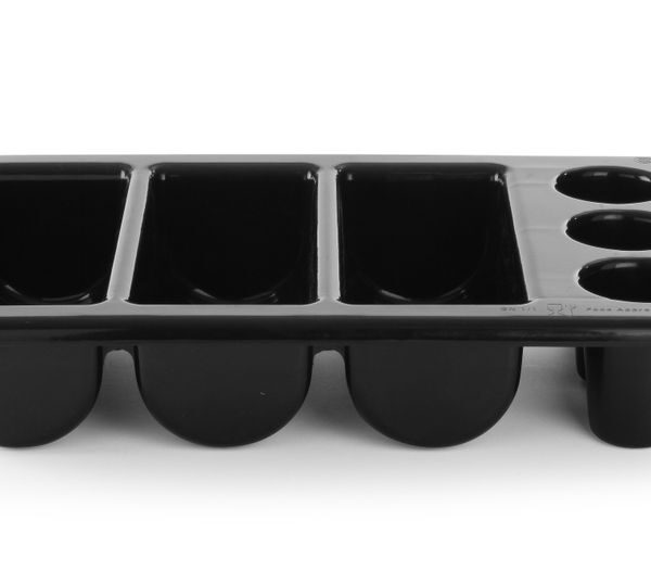Besteckbehälter, HENDI, Schwarz, 530x325x(H)105mm