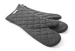 Ofenhandschuhe, HENDI, Baumwolle mit feuerfester Beschichtung, Schwarz, 2 Stk., (L)380mm