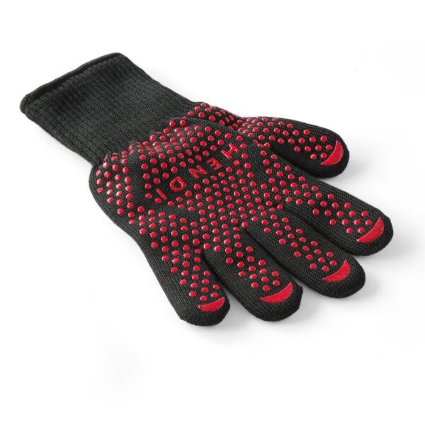 Grillhandschuhe hitzebeständig – 2 Stück, HENDI, 2 Stk., (L)300mm