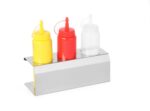 Spenderflaschen-Halter, HENDI, 3-fach, ø50 mm, 209x80x(H)78mm – Bild 2