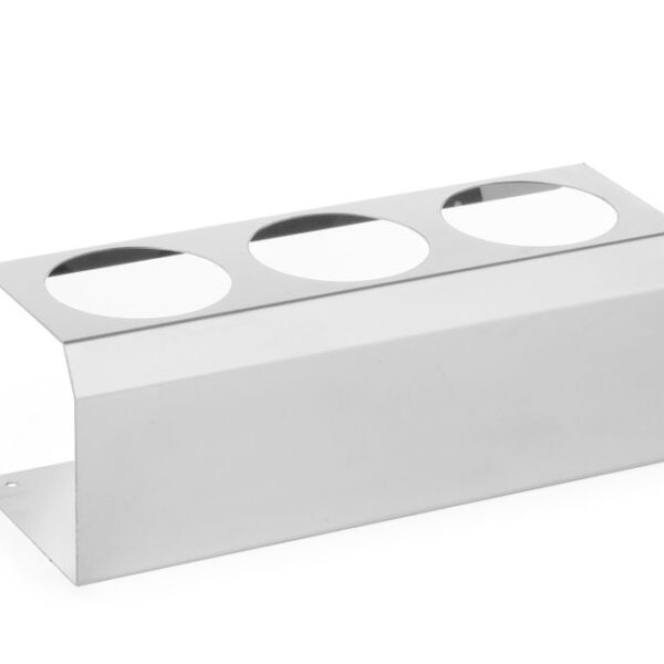 Spenderflaschen-Halter, HENDI, 3-fach, ø70 mm, 274x102x(H)98mm