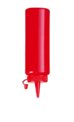 Spenderflasche, HENDI, 0,2L, Rot, ⌀50x(H)177mm – Bild 3