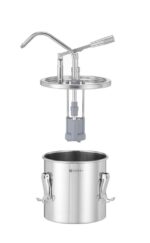 Saucenspender, Edelstahl, einzeln, HENDI, 4,5L, ⌀198x(H)360mm – Bild 2