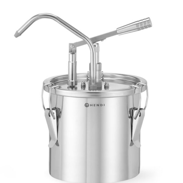 Saucenspender, Edelstahl, einzeln, HENDI, 4,5L, ⌀198x(H)360mm