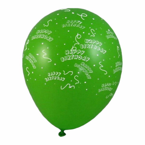 Luftballons 'Happy Birthday' O 300 mm, Größe 'L', 100 Stk.