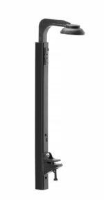 Regalflaschenhalter, tropffrei Wandhalterung, BarUp, Schwarz, 160x45x(H)350mm