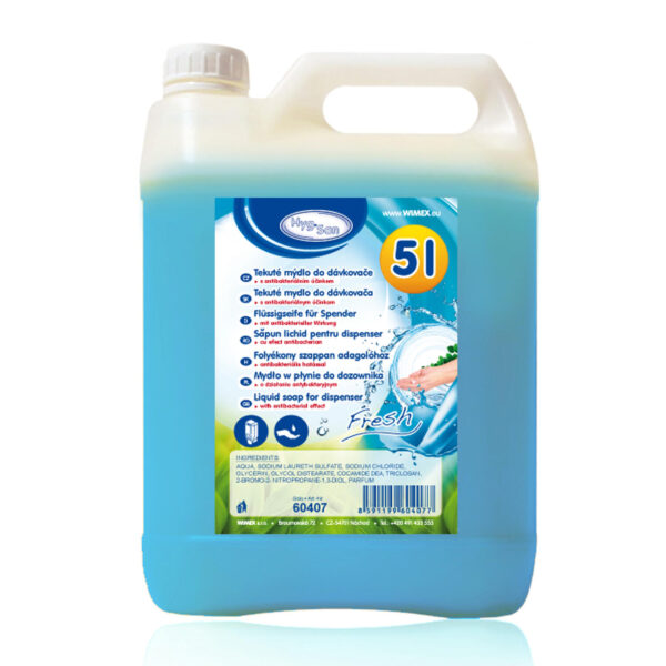 Flüssigseife für Spender, mit antibakterieller Wirkung, 5 Liter