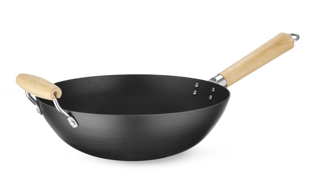 627907_OBW_2024_02_kat_IMGP3767 Wok mit Holzgriff, HENDI, ⌀324x565mm – Bild 1