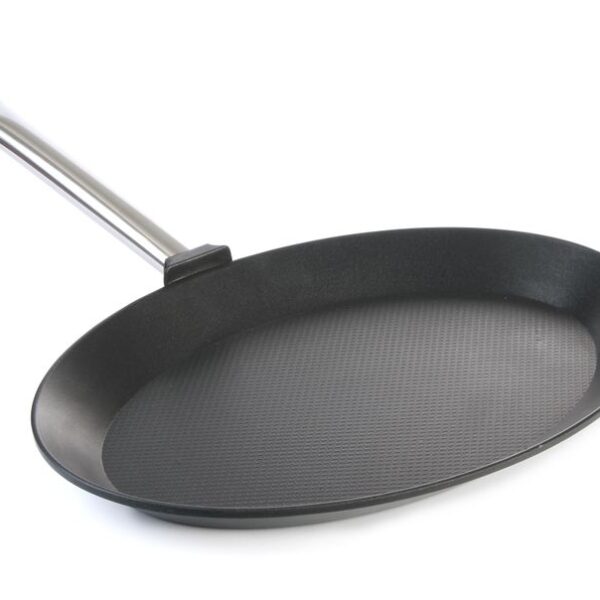 Fischpfanne - oval Titanium Professional, HENDI, Titanium professional, 400x275x(H)35mm