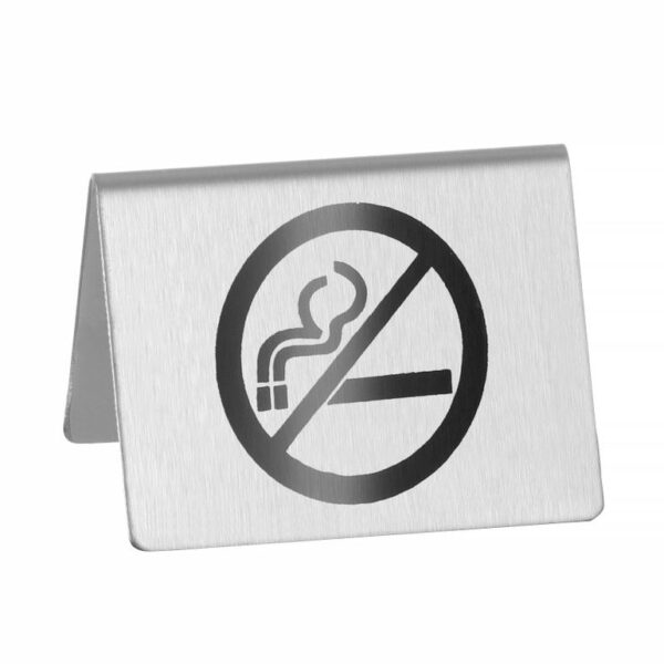Tischschild "Rauchen verboten", HENDI, 50x35x(H)40mm