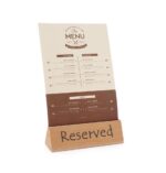 Tischschild Reserviert, HENDI, reserved, 152x44x(H)44mm – Bild 3