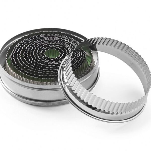 Ausstechformset, HENDI, mit Zackenrand, ø18-108, (H)35mm