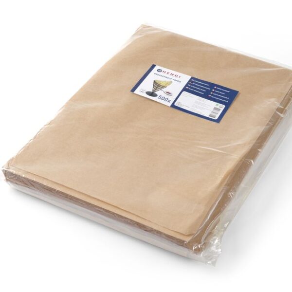 Pergamentpapier, HENDI, Beige, 500 Stk., 250x350mm
