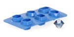 Eiswürfelform, edelsteinförmig, BarUp, Blau, 2 Stk., 190x105x(H)30mm – Bild 3