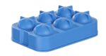 Eiswürfelform, kugelförmig, BarUp, Blau, 180x125x(H)50mm – Bild 2