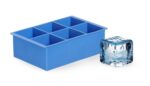 Eiswürfelform, XL-Würfel, BarUp, Blau, 170x110x(H)52mm – Bild 3