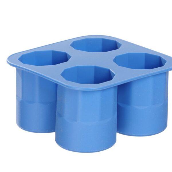 Eiswürfelform, Shotglas, BarUp, Blau, 122x122x(H)60mm