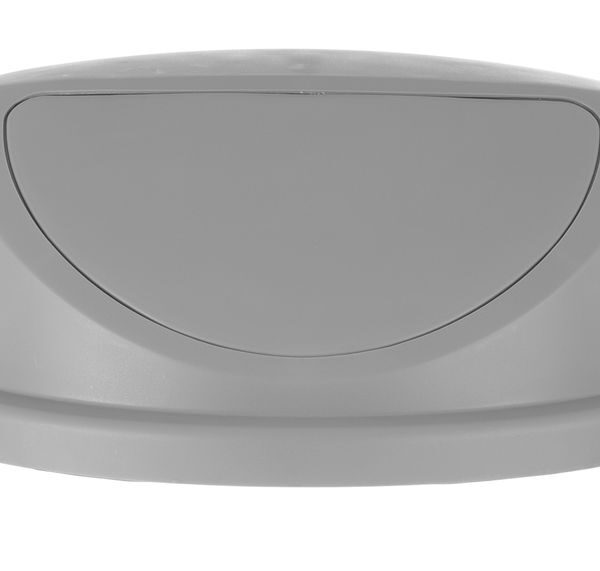 Push-Deckel für Abfalleimer rund, AmerBox, Passend für 691038, Hellgrau, ⌀580x(H)190mm