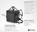 Thermo-Transportrucksack, HENDI, 75,2L, Schwarz, 410x410x(H)480mm – Bild 3