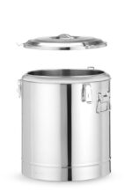 Isolierter tragbarer Behälter, HENDI, Kitchen Line, 36L, Silber, ⌀400x(H)500mm – Bild 3