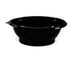 Salatschalen rund O 17,6 x 5,9 cm schwarz 600 ml (PET), 50 Stk.