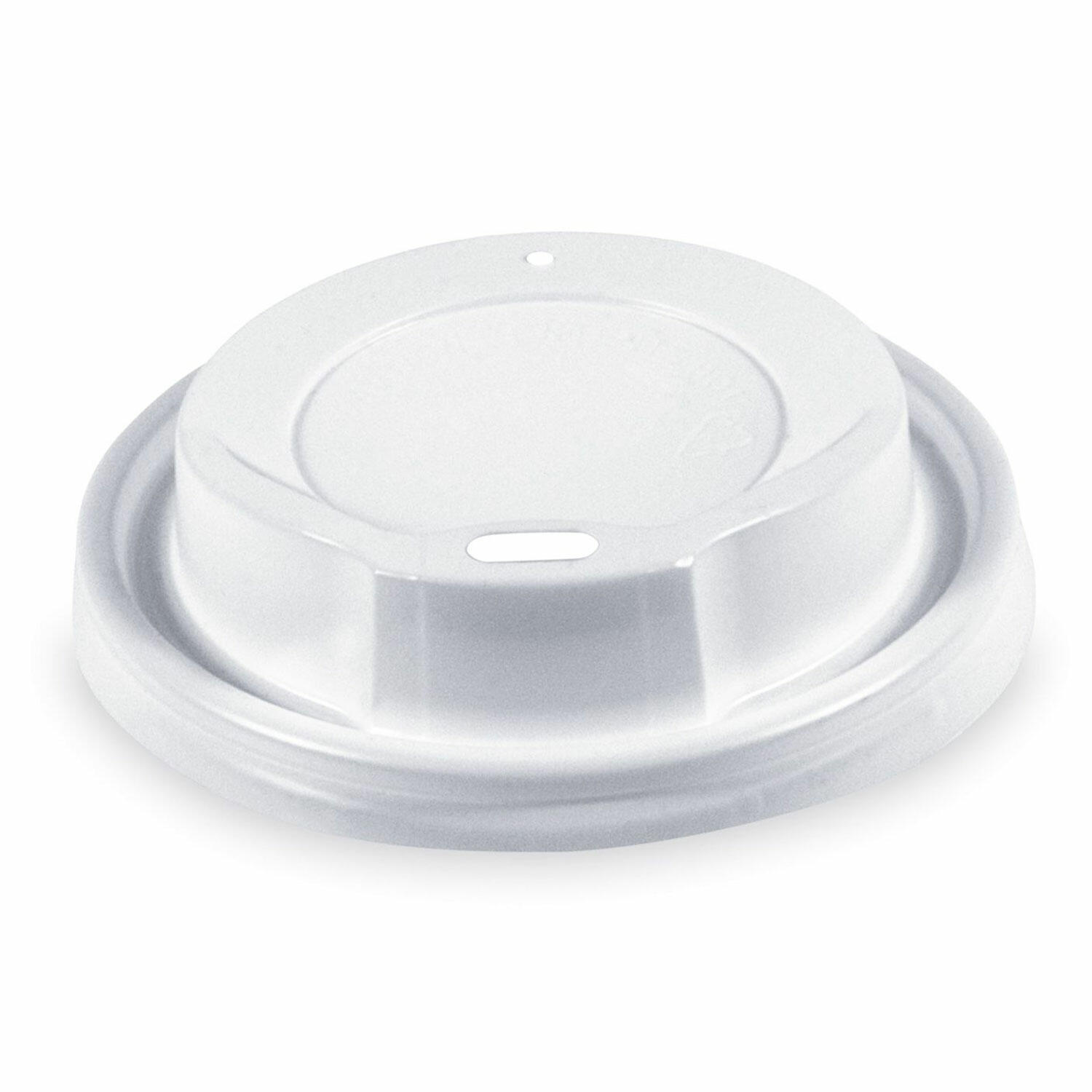 76293 Domdeckel weiß für Espresso und Ristretto Kaffeebecher mit 62mm O, 50 Stk. – Bild 1