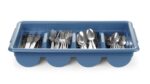 Besteck-Set mit Tablett, HENDI, Blau, 525x300x(H)95mm, Rechteckig – Bild 2
