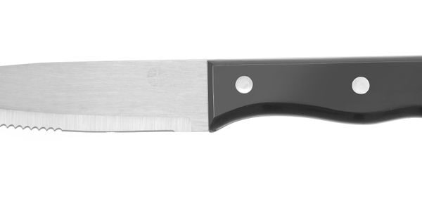 Steak-Messer XL, HENDI, Profi Line, Schwarz, 6 Stk., (L)250mm