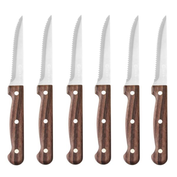 Steakmesser, HENDI, Profi Line, Braun, 6 Stk., (L)210mm