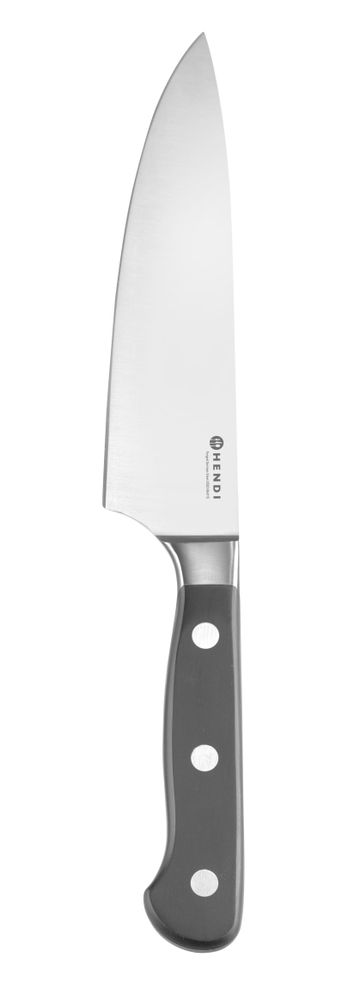 783757_OBW_2026_01_IMGP0052 Kochmesser 150 mm, geschmiedet, HENDI, Profi Line PLUS, Schwarz, (L)277mm – Bild 1