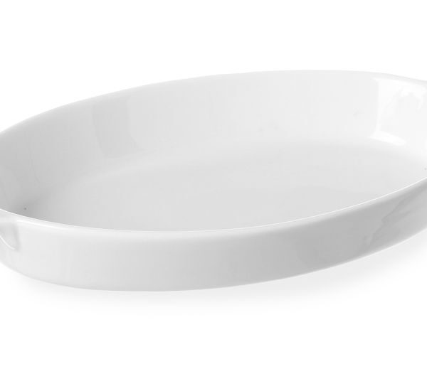Ofenform mit Ohrengriffen, oval, HENDI, 0,35L, 262x140x(H)33mm