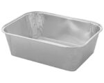 Aluschale eckig 550 ml, 149 x 109 x 45 mm, 50 Stk.
