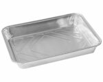 Alu-Menüschalen Aluschalen ungeteilt 930 ml, 227 x 177 x 30 mm, 100 Stk.