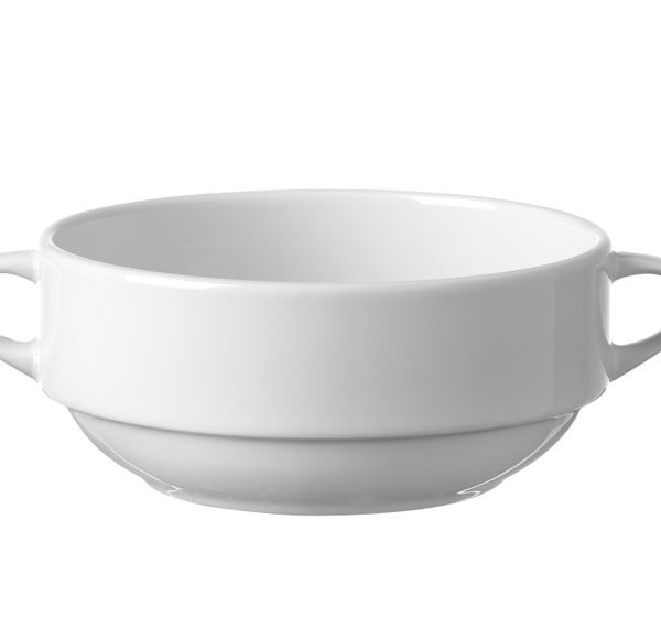 Suppenschale, HENDI, 0,34L, Weiß, ⌀160mm